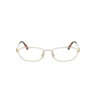 Miu Miu Glasses, female, Yellow, Size: 53 MM Mu52Zv Eyeglasses