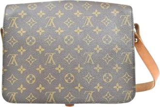 Louis Vuitton Pre-owned Cross Body Bags, female, Brown, Size: ONE SIZE Pre-owned Canvas Cross Body Bag