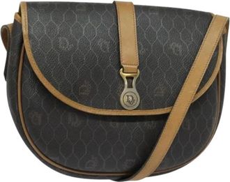 Dior Pre-owned Plastic Schoudertas - Dames - Vintage Schoudertas - Zwart - ONE Size - Leer - Vintage
