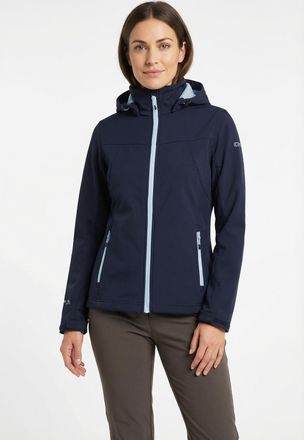 Icepeak Softshelljacke ICEPEAK BOISE, Damen, Gr. 36, blau, Obermaterial: 100% Polyester, Jacken Softshelljacke