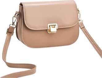 Generic Fashionable Womens Bag Turnbuckle Messenger Bag Shaped Small Shoulder Bag Bag for Men Shoulder Bag (Khaki, One Size)