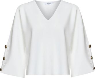 Max Mara Vela - Dames - Blouses - Wit - M - Overhemden
