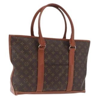 Louis Vuitton Pre-owned Tote Bags, female, Brown, Size: ONE SIZE Pre-owned Vintage Canvas Tote Bag