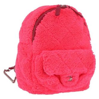 Chanel Pre-owned Vintage Rugzak - Dames - Vintage Rugzakken - Roze - ONE Size - Vintage