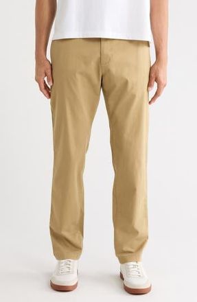14th & Union The Wallin Stretch Twill Trim Fit Chino Pants - 30-34 Inseam in Tan Kelp at Nordstrom Rack, Size 32 X 30