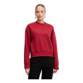 Patrizia Pepe Mujer, Sudaderas, Rojo, Talla: L