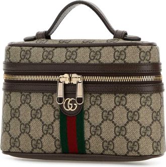 Gucci Womens Ophidia Mini Bag Beige Polyurethane Polyamide