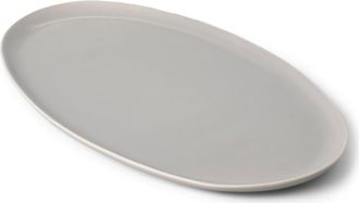 Fable Home Oval Serving Platter in Dove Gray at Nordstrom, Size Large
