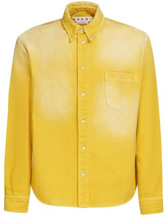 Marni Camicia denim - Giallo
