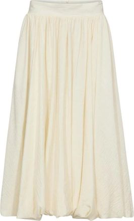 Co'Couture Midi Rok - Dames - Midirokken - Beige - M - Rokken