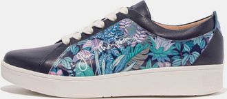 FitFlop Dames Fit Flop Rally x Jim Thompson leren sneakers in blauw