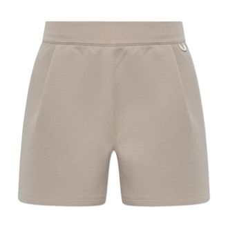 Nike Fitness, Dames, Beige, M, Katoen, 24.7 Impossibly Soft Dri-FIT Mid-Rise Loose 10 cm Shorts