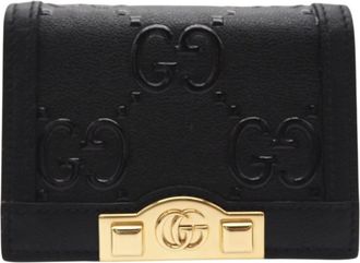 Gucci Black Leather Wallet (Bi-Fold) (Pre-Owned)