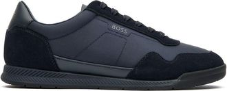 HUGO BOSS Mens Titanium Sl Trainers - Blue Leather - Size UK 11