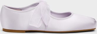 Charles & Keith Camila Satin Mary Jane Flats