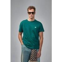 Valentino Cotton T-Shirt With VLogo Patch