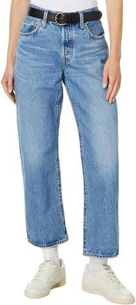 Levi's 501 90s Ankle Jeans Womens Blue Denim Cotton Straight Leg RED932