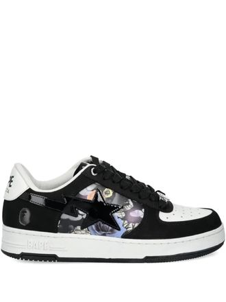 A Bathing Ape STA 2 sneakers - men - Rubber/Calf Suede/Calf Leather - 12 - Black