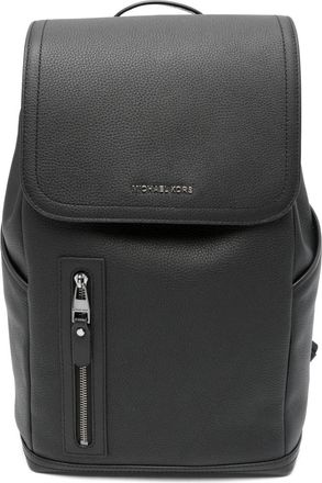 Michael Kors Casual Zwarte Leren Rugzak - Heren - Rugzakken - Zwart - ONE Size - Leer - Tassen