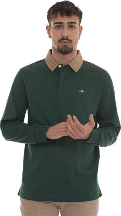 GANT Polo manica lunga Verde Gant Uomo