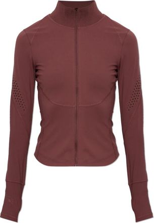 adidas by Stella McCartney Trainingssweatshirt - Dames - Sportshirts - Paars - S - Leer - Fitness