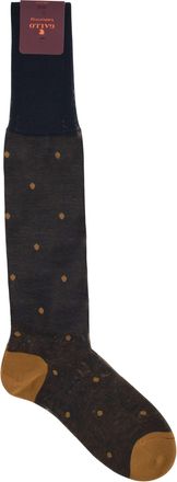 Gallo Polka Dot Cotton Long Socks