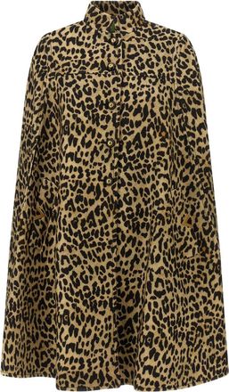 Valentino Leopard Print Animalier Cape