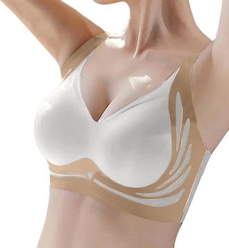 Generic Super Gather Bra, Lifting Anti-Sagging Wireless Push-up Bra, Wireless Push-Up Bras, Soft Comfortable Gather Bras, Womens Sports Sexy