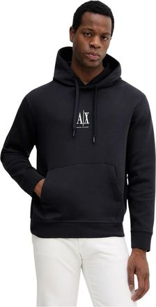 A|X Armani Exchange Pullover Hoodie - Heren - Hoodies - Blauw - 2XL - Katoen - Hoodies & sweatvesten