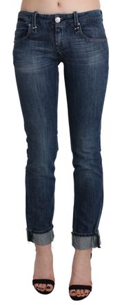 Acht Womens Bootcut Jeans - Dark Grey Cotton - Size 26 (Waist)