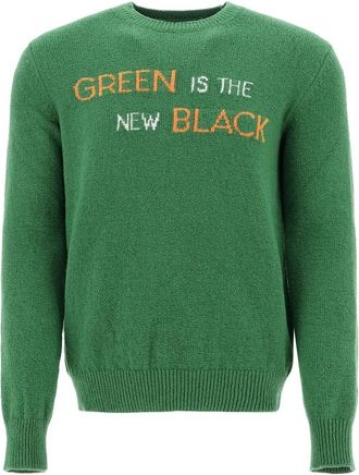 Herno Rondhals gebreid vest - Heren - Ronde hals truien - Groen - 2XL - Truien & Vesten