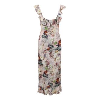Alice & Olivia Floral midi dress - female - Alice + Olivia - Midi Dresses - Multicolor - 2XS - Dresses
