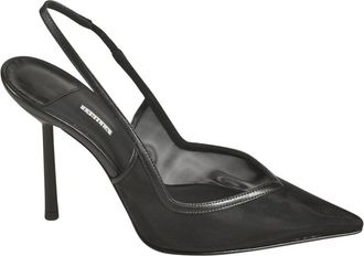 Le Silla Vivienne Slingback Pump - Dames - Pumps - Zwart - 37 1/2 EU - Leer - Schoenen