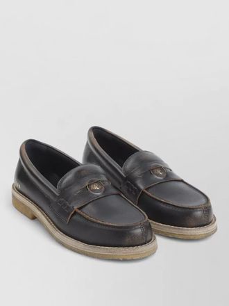 Golden Goose jerry loafer contrast sole round toe