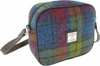 Generic Harris Tweed Multi Colour Tartan Mini Bag - Premium Scottish Heritage Accessory