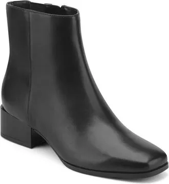 Easy Spirit Sidney Leather Bootie in Black at Nordstrom, Size 8.5