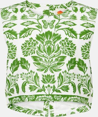 Farm Rio Top Delicate Tapestry in misto lino