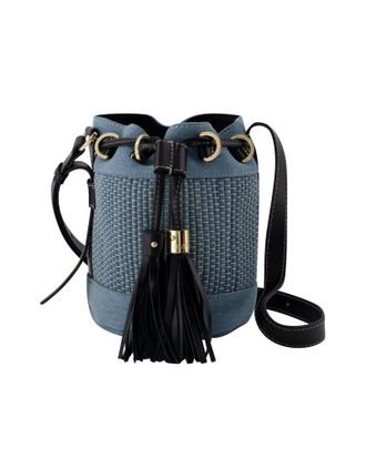 See By Chlo&eacute; Womens Vicki Crossbody Bag - - Cotton - Denim - Blue - One Size