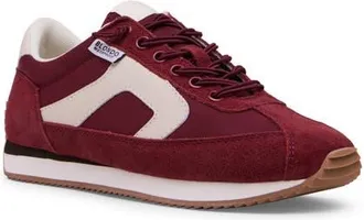 Blondo Emara Waterproof Sneaker in Burgundy Suede at Nordstrom, Size 6.5