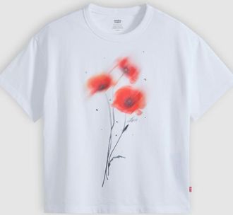 Levi's Graphic Vintage Tee - Donna - XS - Bianco / Blurry Flower Bright White