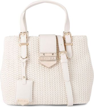 Carvela Womens Maria Mini Weave Bag - White - One Size