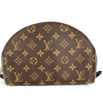 Louis Vuitton Brown Monogram Canvas Pouch Wash Bag (Pre-Owned)