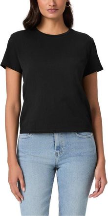 Paige Haven Pima Cotton T-Shirt in Black at Nordstrom, Size Xx-Small
