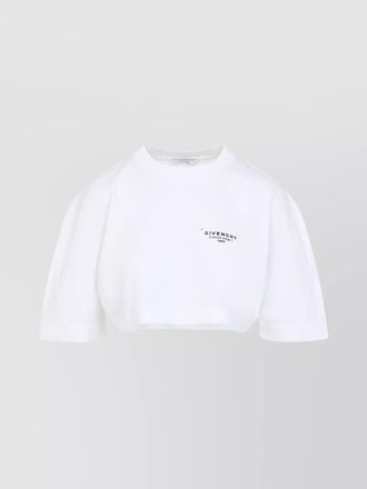 Givenchy cotton cropped t-shirt