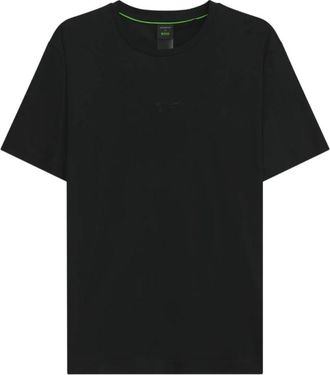 HUGO BOSS Tops, Heren, Zwart, L, Katoen, T-shirt
