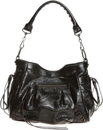 Balenciaga Small Le City Bucket Bag in 1000 Black at Nordstrom