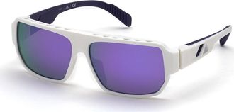 Adidas Sport SP0038 21Z Mens Sunglasses White Size 61