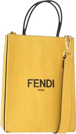 Fendi Pre-owned Vintage Mini Bag - Dames - Vintage Mini Tas - Geel - ONE Size - Leer - Vintage
