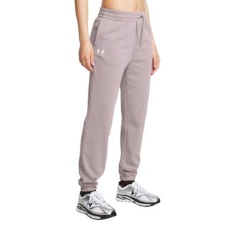 Under Armour Rival-joggingbroek van badstof voor dames (Grijs)