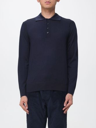 Paolo Pecora High-Neck Merino Wool Zip Cardigan with Pockets